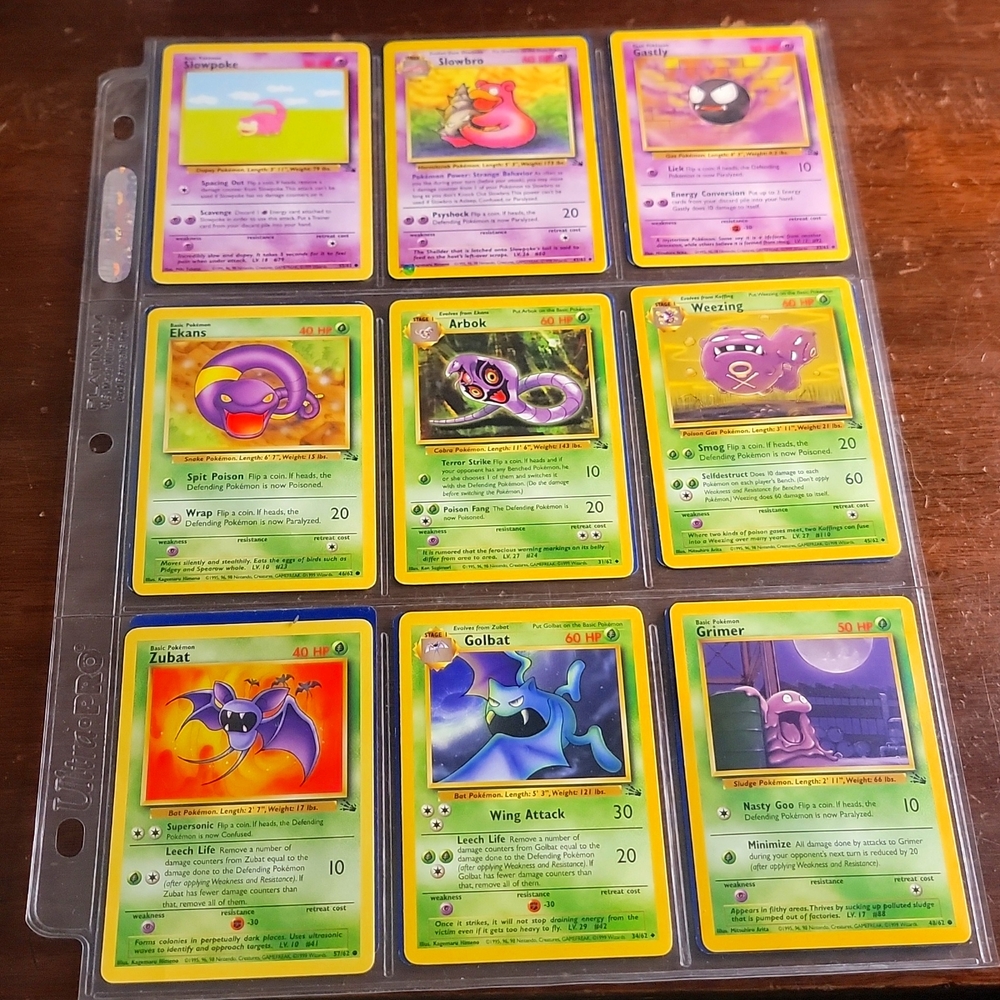 Vintage Pokemon Fossil set